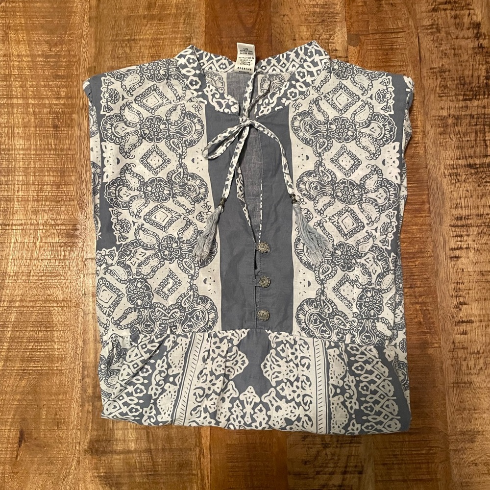 Prana Long Sleeve Boho Blouse